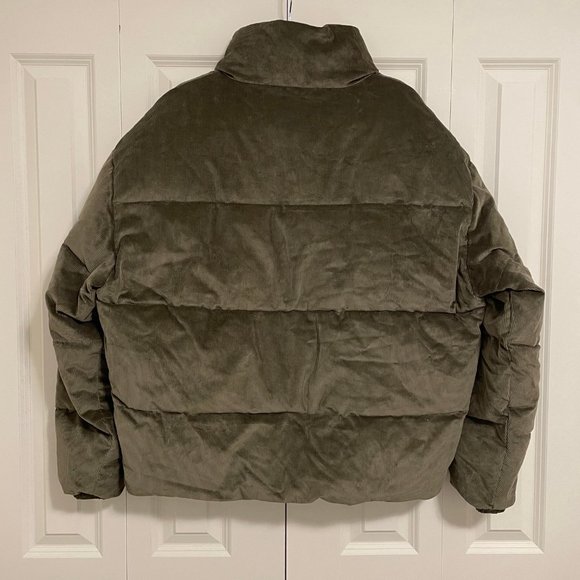 NWT Abercrombie Men's Relaxed Corduroy Heavyweight Puffer - Picture 3 of 6